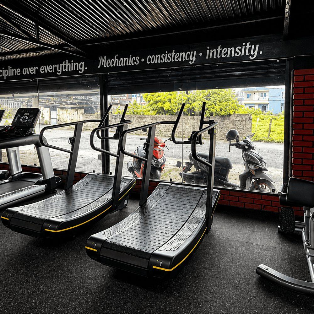 Cardio training area with treadmills
