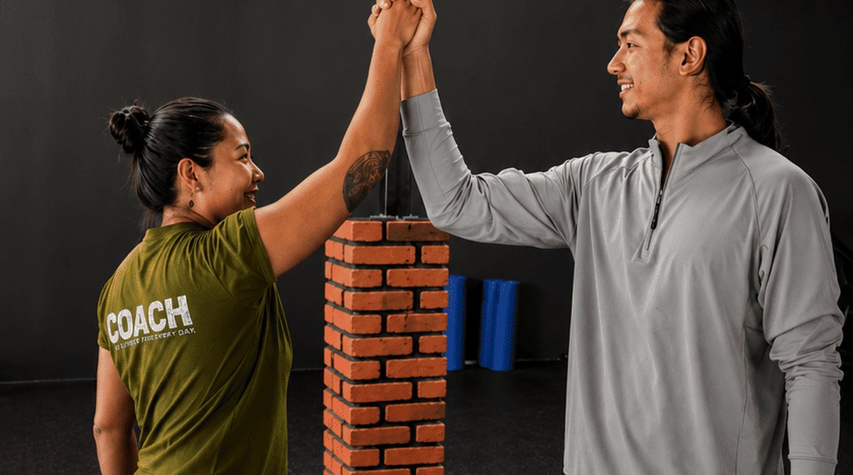 Personal training session at Accrete Fitness